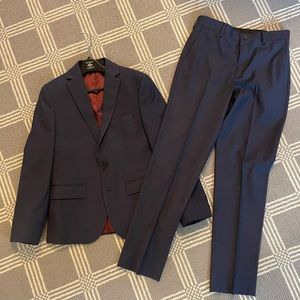 Joseph Abboud boys navy blue suit